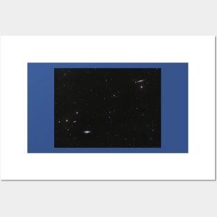 Galaxy NGC 4088 and NGC 4157 in constellation Ursa Major Posters and Art